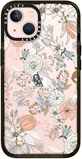 Coque de protection casity impact pour iphone 13 - corail abstrait moderne