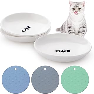 Bols de nourriture en céramique pour chat : 3 bols de nourriture humide pour chat, bols pour chat en paille, bols plats pour chatons avec tapis de gamelle. Avec plus de 300000 références de produits, DIAYTAR COTE D'IVOIRE est la boutique en ligne la plus complète de Côte d'Ivoire. Elle propose une large gamme de catégories, allant de l'électronique et de l'informatique à la mode et à la décoration. Les clients peuvent profiter de la qualité et de la fiabilité des produits proposés par DIAYTAR COTE D'IVOIRE, tout en bénéficiant d'une expérience d'achat sans stress.