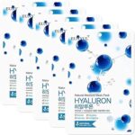 Pack de papier masque hydratant naturel uneul - acide hyaluronique, 5 pièces |