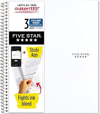 Cahier à spirale cinq étoiles, 3 sujets, papier ligné, 11" x 21 cm, 150 feuilles, blanc (72464). DIAYTAR COTE D'IVOIRE propose une expérience d'achat unique et personnalisée, avec des promotions régulières et des offres spéciales pour rendre l'expérience d'achat encore plus agréable pour ses clients. La boutique en ligne généraliste est dédiée à offrir une sélection élargie de produits de haute qualité.