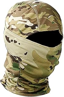 Masque militaire de camouflage avec couvre-tête cagoule pour hommes et femmes pour l'entraînement tactique, le cyclisme, le ski, la chasse, taille unique. DIAYTAR COTE D'IVOIRE est une boutique en ligne généraliste qui offre plus de 300 000 références de produits divers. Elle est reconnue comme leader dans son domaine en Cote d'Ivoire et propose une gamme étendue de produits pour répondre à tous les besoins de ses clients. Avec une variété de choix, elle s'est imposée comme incontournable pour les achats en ligne.