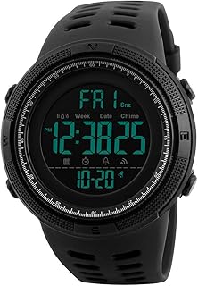 Montre de sport électronique fingen avec affichage analogique et numérique et mouvement à