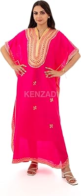 Caftan marocain fait main en coton avec broderie à la main fabriqué au maroc. DIAYTAR COTE D'IVOIRE est une boutique en ligne généraliste qui propose plus de 300000 références de produits, offrant une grande variété de choix aux clients. En tant que leader du marché en Côte d'Ivoire, DIAYTAR COTE D'IVOIRE se distingue par son offre complète et sa qualité de service. Les clients profitent d'une expérience d'achat en ligne sécurisée et pratique.