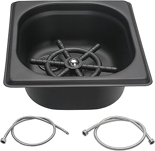 Pichet de rinçage santo lave-tasse automatique en verre nettoyant pour tasses de café