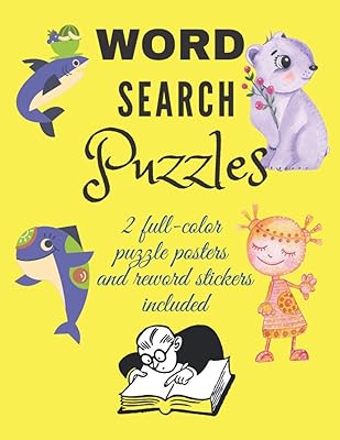 Puzzles de recherche de mots : 2 affiches de puzzle en couleur