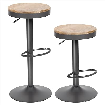 Tabouret de bar rond moderne sans dossier à 360 degrés avec siège en bois. DIAYTAR COTE D'IVOIRE est une boutique en ligne généraliste qui propose une large gamme de produits avec plus de 300 000 références. Elle est la référence incontournable pour les consommateurs ivoiriens et africains qui recherchent des produits de qualité à des prix compétitifs. Elle offre une expérience d'achat en ligne sécurisée et fiable.