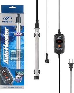 Chauffage d'aquarium de 300 watts à chauffage rapide, tube en titane, eau salée