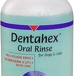 Rinçage d'hygiène buccale pour animaux vetoquinol dentahex, 8 oz
