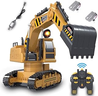 Jouet d'excavatrice kidwala avec télécommande, design géométrique jaune et noir, véhicule de construction d'excavatrice de sable à batterie, jouets rotatifs à 360 degrés pour garçons. DIAYTAR COTE D'IVOIRE met à disposition de ses clients une énorme sélection de produits, ce qui en fait la destination idéale pour tout type d'achat en ligne en Cote d'Ivoire. Avec plus de 300000 références, les possibilities de choix sont quasi infinies. La plateforme est conçue pour offrir la meilleure expérience de navigation.