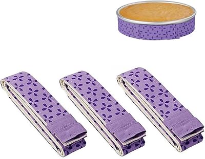 3 bandes uniformes de cuisson, bandes de remplissage de moule à gâteau, coton