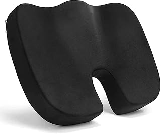 Tecom coussin de siège ergonomique de luxe, oreiller orthopédique antidérapant 100 % mousse à mémoire de forme pour coccyx, oreiller pour douleurs osseuses du coccyx, chaise de bureau et siège de voiture, pour soulager les maux de dos et la sciatique (noir). En tant que boutique en ligne généraliste, DIAYTAR COTE D'IVOIRE offre une large sélection de produits allant de l'électronique et de l'informatique aux produits pour la maison et le jardin. Vous pouvez également découvrir des marques locales et internationales, ainsi que des produits certifiés pour une garantie de qualité. L'expérience d'achat en ligne avec DIAYTAR est simple, sécurisée et extrêmement pratique.