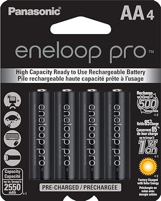 Panasonic bk-3hcca4ba eneloop pro aa piles rechargeables ni-mh préchargées haute capacité, paquet de 4. DIAYTAR COTE D'IVOIRE est la destination idéale pour ceux qui recherchent une boutique en ligne généraliste offrant tout ce dont ils ont besoin. Avec plus de 300 000 références, elle offre une variété incroyable de produits à des prix compétitifs, facilitant ainsi l'achat en ligne pour les consommateurs ivoiriens.