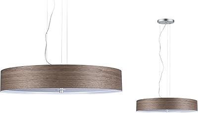 Pullman 79686 nordic leska lumineer max. suspension 3x20w plafond e27 chrome foncé mat