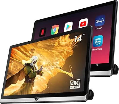 14 pouces nouvelle tablette de moniteur d'appui-tête de télévision portable de voiture 4k android 10.0 pour siège arrière, prise en charge de l'écran tactile de mise en miroir sans fil du téléphone, avec wifi/bluetooth/hdmi/usb/sd/fm/lecteur vidéo airplay 2g + 32g (2* pc). Avec plus de 300 000 références, DIAYTAR COTE D'IVOIRE est la boutique en ligne la plus complète de Côte d'Ivoire. La boutique propose des produits variés, allant de l'électronique aux vêtements, en passant par les produits alimentaires. DIAYTAR COTE D'IVOIRE est le partenaire idéal pour tous vos besoins d'achat en ligne.