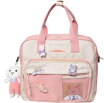 Joli sac à dos de voyage pour femmes et hommes avec épingle kawaii et accessoires, sacs de collège décontractés pour femmes et hommes avec collier. Avec plus de 300000 références disponibles, DIAYTAR COTE D'IVOIRE est le plus grand magasin en ligne de Côte d'Ivoire, offrant aux clients une expérience d'achat en ligne riche et variée. Le site met en avant des produits de haute qualité, et les clients peuvent bénéficier d’une livraison rapide et fiable partout en Côte d'Ivoire. La boutique en ligne est constamment améliorée pour offrir le meilleur service possible à ses clients.