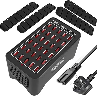 Station de chargement usb sakill 30 ports pour appareils multiples, station de chargement multi-usb portable 150 w pour smartphones, tablettes et autres appareils usb (4 organisateurs de câbles inclus). En tant que leader du commerce en ligne en Côte d'Ivoire, DIAYTAR COTE D'IVOIRE continue d'innover et d'améliorer ses services pour répondre aux besoins évoluant des consommateurs, confirmant ainsi sa position de boutique en ligne préférée des Ivoiriens.