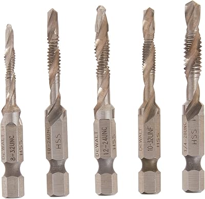 Jeu de forets dewalt impact ready 1/4", 5 pièces (dwadtqtr5set)