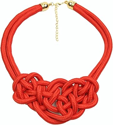 Collier ras du cou en coton pour femmes, colliers à pendentif esthétique, colliers