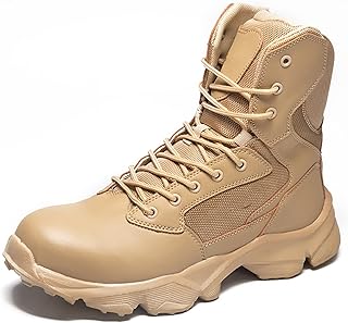 Bottes militaires tactiques pour hommes, bottines montantes et respirantes pour patrouille de l'armée