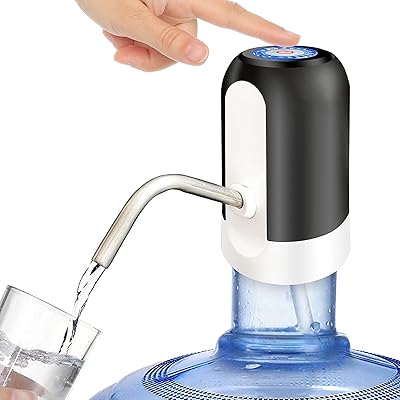 Sky-touch pompe à bouteille d'eau de 5 gallons, pompe à eau électrique portable