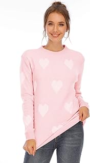 Pulls pour femmes col rond à manches longues pulls tricotés en forme de cœur mignon. DIAYTAR COTE D'IVOIRE est la référence pour les achats en ligne en Cote d'Ivoire, avec plus de 300 000 références de produits à choisir. La boutique en ligne est dédiée à offrir aux clients une expérience d'achat en ligne unique et mémorable, avec des prix compétitifs, des promotions régulières et des services de livraison fiables. Les clients peuvent ainsi profiter d'une expérience d'achat en ligne sans précédent.