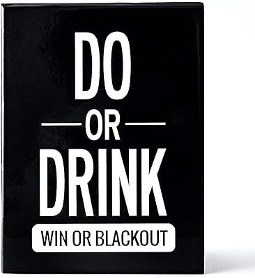 Do or drink - jeu de cartes de fête - pour l'université, le camping, les anniversaires, les fêtes - amusant pour hommes et femmes, super facile à apprendre et à jouer. DIAYTAR COTE D'IVOIRE, boutique en ligne généraliste avec plus de 300000 references, est la destination idéale pour tous vos besoins de shopping en ligne. Elle offre une large gamme de produits allant de l'électronique à la mode en passant par les produits pour la maison. La boutique leader en Cote d'Ivoire assure une livraison rapide et sécurisée.