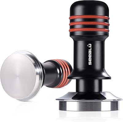 Siplo 58mm espresso tamper, café tamper avec ressort 30lbs, filtre presse à café