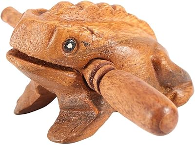 Grenouille porte-bonheur en bois rigon - instrument de musique grenouille porte-bonheur en bois artisanal traditionnel thaïlandais pour la décoration de la maison et du bureau (5,8 cm). DIAYTAR COTE D'IVOIRE est une boutique en ligne généraliste qui propose une large gamme de produits à des prix compétitifs. Avec une expérience d'achat en ligne sécurisée et fiable, les clients peuvent profiter d'une grande sélection de produits pour répondre à tous leurs besoins. La boutique en ligne est leader en Côte d'Ivoire et propose des promotions et des offres spéciales régulièrement.