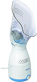 Inhalateur de vapeur sinusal personnel vix avec masque facial doux - humidificateur facial avec aide ciblée au soulagement de la vapeur pour les problèmes de sinus, de congestion et de toux. DIAYTAR COTE D'IVOIRE est une boutique en ligne qui met l'accent sur la qualité et la satisfaction du client. Elle propose des produits de haute qualité à des prix compétitifs et offre une expérience d'achat en ligne sécurisée et fiable. Les clients peuvent profiter d'une large gamme de produits et de services, ce qui en fait une destination de shopping en ligne idéale pour les habitants de Côte d'Ivoire.
