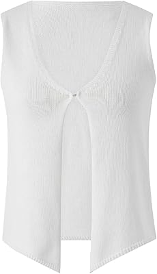 La bolado pull au crochet pour femme col en v chemisier boutonné sans manches. La boutique en ligne DIAYTAR COTE D'IVOIRE propose une approche personnalisée pour s'adapter aux besoins divers de sa clientèle. Nous comprenons l'importance de la confiance et de la sécurité dans les transactions en ligne, c'est pourquoi nous mettons en place des mesures de sécurité avancées pour protéger les informations de nos clients. Notre priorité est de créer une communauté de clients satisfaits et fidèles.