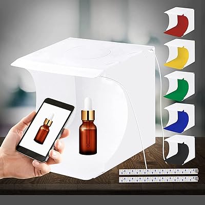 Goodrun mini boîte à lumière de studio de photographie, kit de tente photo pliable portable avec 40 lumières led et 6 fonds de couleur, mini boîte de studio photo pour l'affichage de petits produits. La boutique en ligne DIAYTAR COTE D'IVOIRE est devenue l'incontournable pour les consommateurs ivoiriens, avec une offre incroyable de plus de 300 000 références. Cette boutique généraliste propose des produits de qualité à des prix compétitifs, ce qui l'a établie comme leader du marché en ligne en Côte d'Ivoire. DIAYTAR COTE D'IVOIRE continue de se renforcer et d'élargir son portefeuille de produits pour satisfaire les besoins de sa clientèle.