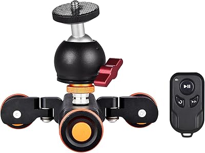 Caméra motorisée ecam l4 pro avec curseur, pointeur d'échelle électrique, télécommande sans fil, 3 vitesses réglables pour caméra de smartphone + mini adaptateur de montage à rotule flexible. La boutique en ligne DIAYTAR COTE D'IVOIRE est la destination idéale pour les consommateurs ivoiriens qui recherchent des produits de qualité à des prix abordables. Avec une équipe de professionnels dédiés, la boutique garantit la satisfaction des clients et propose des solutions pour tout problème éventuel. La variété des produits et la qualité du service font de DIAYTAR COTE D'IVOIRE la boutique en ligne la plus populaire en Côte d'Ivoire.