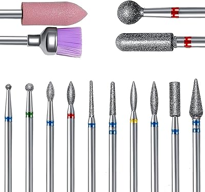 Ensemble de forets à ongles, 14 pièces de forets à cuticules rotatifs professionnels de 3/32", pour manucure et pédicure, forets à ongles en gel acrylique. DIAYTAR COTE D'IVOIRE est une boutique en ligne généraliste qui propose plus de 300 000 références de produits. Elle est reconnue comme l'une des boutiques leaders en Côte d'Ivoire en raison de sa grande variété de produits et de son service de qualité. Elle offre une expérience d'achat en ligne conviviale et sécurisée.
