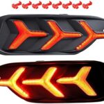 Feux de pare-chocs à réflecteur led, compatibles avec honda civic lex touring sedan