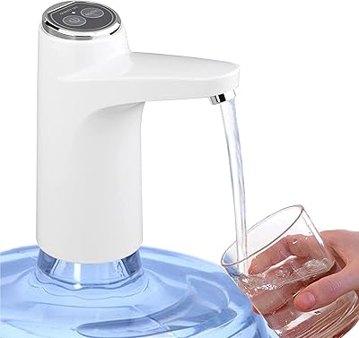 Distributeur d'eau rechargeable usb, pompe à bouteille d'eau portable pour bouteille d'eau universelle