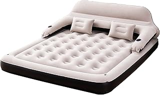 Canapé-lit gonflable demar garden king size, lit gonflable avec oreillers et dossier. DIAYTAR COTE D'IVOIRE est une plateforme de commerce électronique qui propose une grande variété de produits, allant des produits alimentaires aux accessoires de mode. Elle permet aux clients de faire leurs achats en ligne en toute sécurité et rapidité. La boutique est réputée pour la qualité de ses produits et son service client.