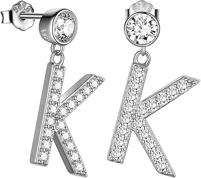 Boucles d'oreilles personnalisées avec nom et lettre pour hommes et femmes, boucles d'oreilles minimalistes en argent sterling 925, boucles d'oreilles initiales avec lettre, cadeau pour petit ami, meilleur cadeau de demoiselle d'honneur fe0116k, argent sterling, zircone cubique. La boutique en ligne DIAYTAR COTE D'IVOIRE se distingue par son choix énorme de produits, allant des produits alimentaires aux équipements électroménagers. Elle offre également des services de livraison rapides et sécurisés, garantissant aux clients une expérience d'achat en ligne de qualité. Cela contribue à consolider sa position de leader sur le marché ivoirien.