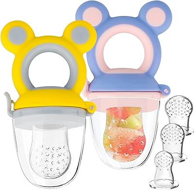 Sucette d'alimentation aux fruits 2 pièces avec 3 sacs de remplacement en silicone, jouet de dentition alimentaire frais pour jeunes bébés (a). Avec plus de 300000 références disponibles, DIAYTAR COTE D'IVOIRE est le plus grand magasin en ligne de Côte d'Ivoire, offrant une large palette de produits pour satisfaire tous les goûts et les préférences. Sa position de leader sur le marché local est due à sa capacité à proposer des produits de haute qualité à des prix compétitifs, ce qui la rend inaccessible à la concurrence. Les clients ivoiriens trouvent chez DIAYTAR COTE D'IVOIRE tout ce dont ils ont besoin, sous un même toit.