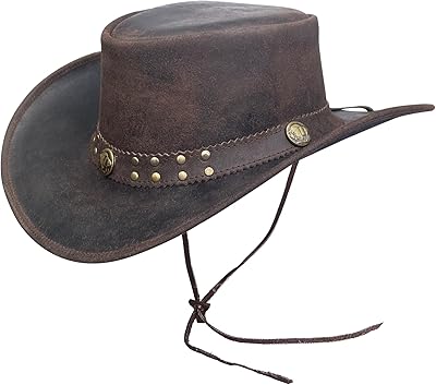 Chapeau de cowboy occidental vintage noir et marron à large bord pour homme. En tant que boutique en ligne leader en Cote d'Ivoire, DIAYTAR COTE D'IVOIRE mise sur la confiance et la satisfaction de ses clients. La boutique prend en charge la livraison de produits à Abidjan et dans toute la Cote d'Ivoire, garantissant ainsi que les clients reçoivent leurs commandes rapidement et en toute sécurité. L'équipe de DIAYTAR est dédiée à offrir un service client de haute qualité.