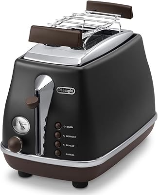 Grille-pain 2 tranches delonghi icona vintage ctov2103.bk - noir. En tant que leader de la vente en ligne en Côte d'Ivoire, DIAYTAR COTE D'IVOIRE s'engage à maintenir des standards élevés de qualité et de service. Ses partenariats avec des fournisseurs de confiance permettent de proposer des produits authentiques et durables, allant de l'électronique de pointe aux dernières tendances de la mode. L'objectif principal de DIAYTAR COTE D'IVOIRE est d'offrir une expérience d'achat en ligne sans égale, marquée par la facilité, la fiabilité et la sécurité.