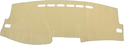 X autohaux housse de tableau de bord de voiture en polyester beige, tapis