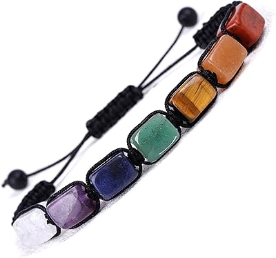 Bracelets réglables 7 chakras réels pour femmes et hommes, bracelets de guérison avec pierres de guérison en cristal, bracelets de perles en pierre reiki naturelle, bracelets tressés en pierre naturelle, pierre, pierre. DIAYTAR COTE D'IVOIRE, leader des boutiques en ligne généralistes en Côte d'Ivoire, propose une gamme variée de plus de 300 000 références. Cette plateforme en ligne offre un large éventail de produits pour répondre à tous les besoins des clients. La boutique en ligne garantit une expérience d'achat sécurisée et pratique.
