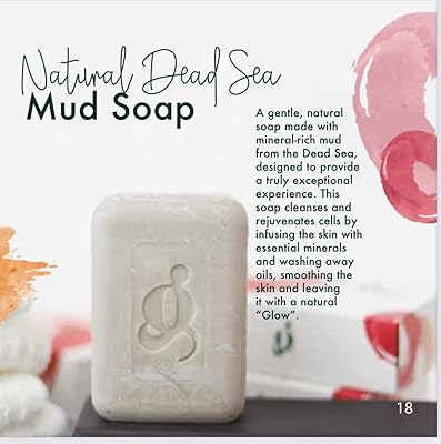 Savon naturel à la boue de la mer morte natural glow