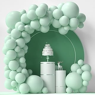 Ensemble de ballons de fête eni 84 pièces 5" + 12" + 18" ballons joyeux anniversaire vert pastel, ballons de fête prénatale et de mariage. Avec plus de 300000 références, DIAYTAR COTE D'IVOIRE propose une vaste sélection de produits pour répondre à tous les besoins. Elle est la boutique en ligne la plus visitée en Côte d'Ivoire, offrant des prix compétitifs et des promotions régulières. Les clients apprécient la facilité d'utilisation du site et la rapidité de livraison.