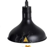 Lampe chauffante commerciale de 290 mm, lampe chauffante rétractable avec ampoule chauffante
