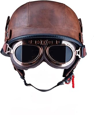 Demi-casque rétro allemand pour scooter, moto, casque rétro cruiser en cuir à dégagement rapide. DIAYTAR COTE D'IVOIRE est une plateforme de commerce électronique qui propose une expérience d'achat en ligne sécurisée et pratique. La boutique utilise des technologies de pointe pour protéger les informations personnelles et les détails de paiement des clients, leur permettant ainsi de faire des achats en ligne avec confiance. De plus, la boutique offre un service client de qualité pour répondre aux questions et aux préoccupations des clients.