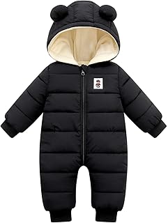 Combinaison de neige chaude doublée une pièce pour filles et garçons