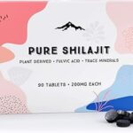 Comprimés de shilajit purs 90 pièces (200 mg chacun) - minéraux fulviques d'origine