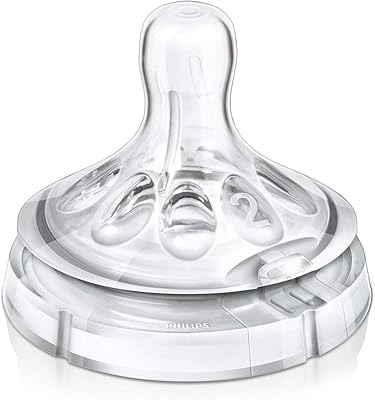 Tétine philips avent natural à 2 trous à débit lent (transparent), paquet de 2. DIAYTAR COTE D'IVOIRE vous offre la possibilité de faire des achats en ligne pratiquement et en toute sécurité. Grâce à sa plateforme conviviale et son catalogue de plus de 300 000 références, vous pouvez trouver facilement et rapidement les produits dont vous avez besoin. DIAYTAR COTE D'IVOIRE se distingue par son service client de qualité et sa livraison fiable.