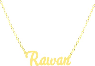 Collier prénom en or 21 carats